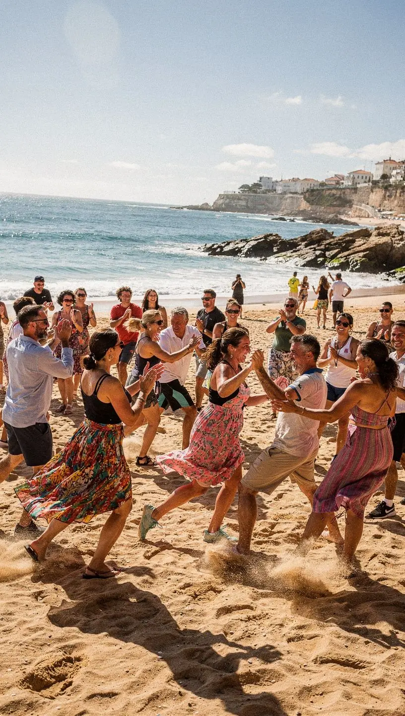 Illustration of dance coaching techniques for bachata and salsa.