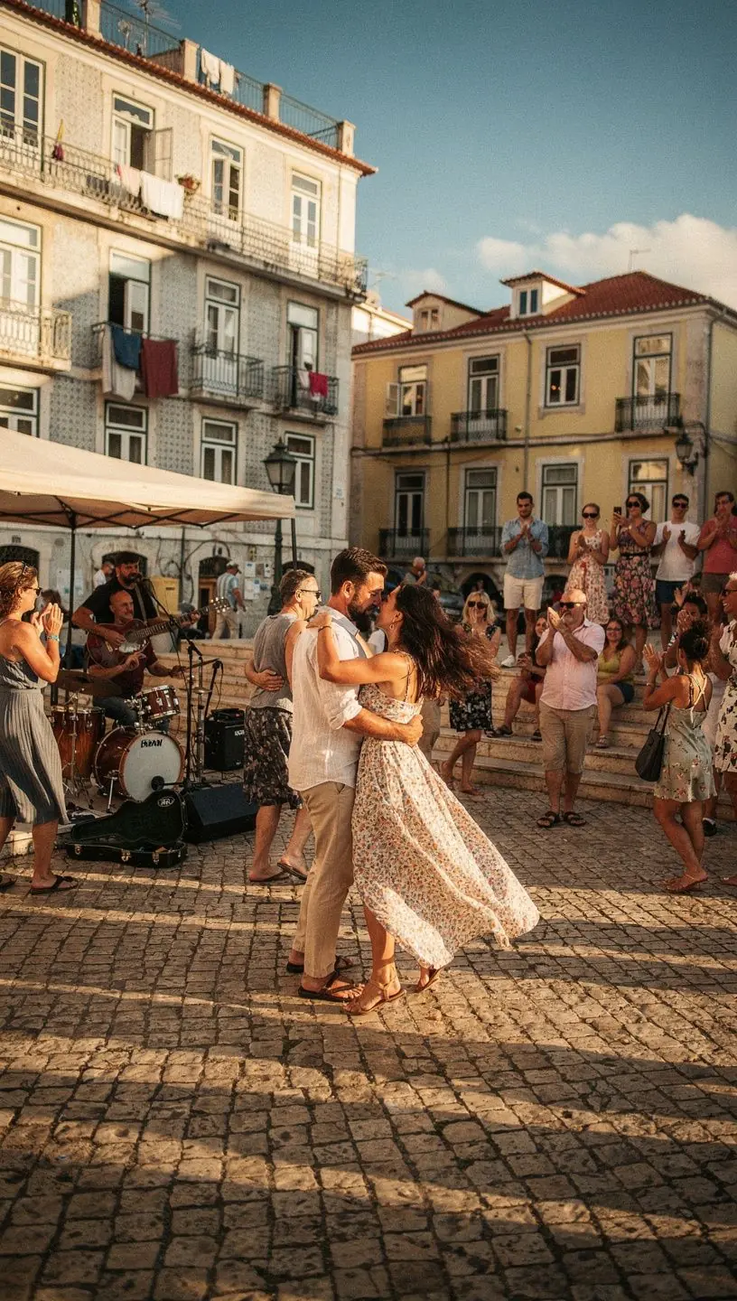 Group dancing at a salsa meetup for personal growth